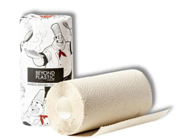 Beyond Plastic by Zero Plastic Bamboo Kitchen Towel Roll - 75 Sheets